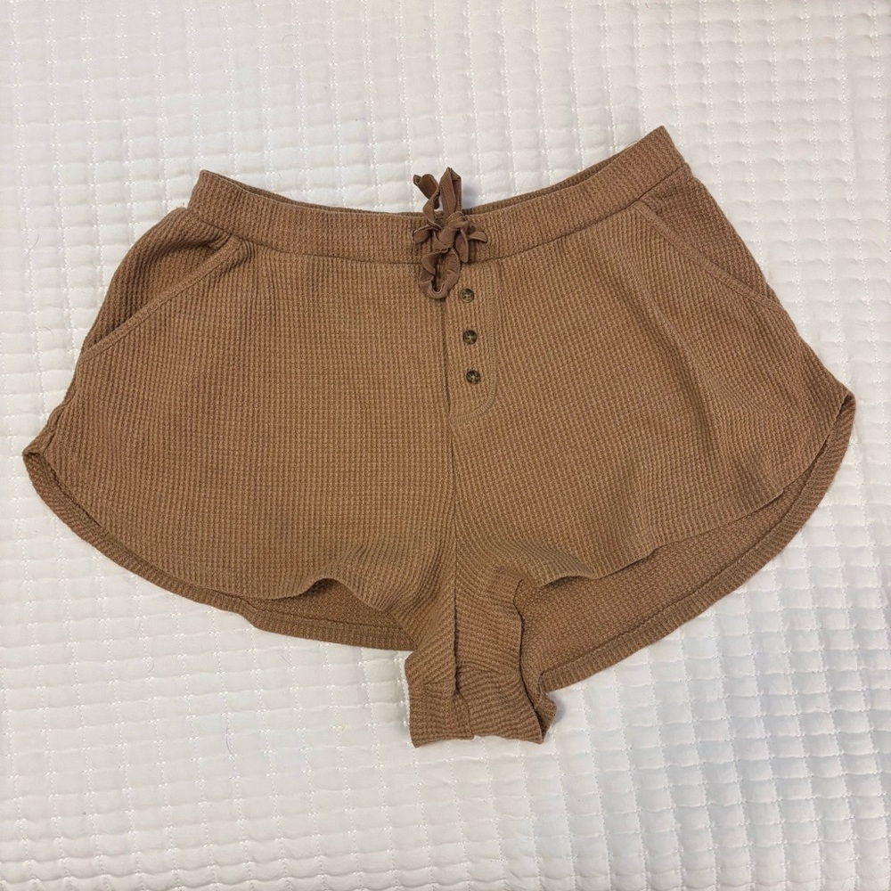 Abercrombie waffle pajama shorts
